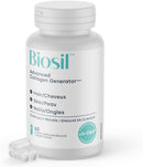 BioSil Advanced Collagen Generator 60 vegan liquid capsules bottle with clear capsules