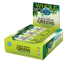 Whole Earth & Sea Pure Food Organic Vegan Greens 15 g Protein Bar Box of 12 CLEARANCE [Best before: October 4, 2026]