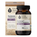 Living Alchemy - MycoSynergy Fermented Mushrooms -  Lion's Mane, 60 Caps