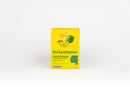 No Days Wasted Hydration Replenisher drink mix on a wooden table with ice cubes.