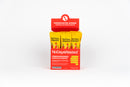 No Days Wasted Hydration Replenisher powder packet with water and a sports towel.