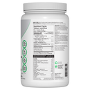 A container of Garden of Life Sport Certified Grass Fed Whey protein powder in chocolate flavor.