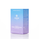 Genuine Tea Co. organic calming butterfly tea packaging on a white background