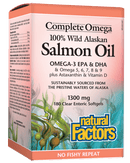 Natural Factors CompleteOmega Salmon Oil 1300 mg (Softgels)