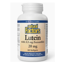 Natural Factors Lutein 20 mg 860 mcg Zeaxanthin (Softgels)