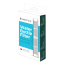 A water filter stick that enhances water quality by reducing chlorine levels, adding essential minerals, and raising pH, resulting in better-tasting water.
