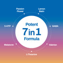 Close-up of Sleep-Fx Natural Sleep Aid label highlighting natural ingredients