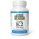 Natural Factors Vitamin K2 120mcg (120 Vegetarian Capsules)