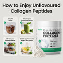 Vitasave collagen powder mixed into a morning coffee.