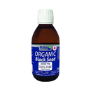Bottle of Naka Organic Black Seed on a white background