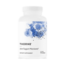 Front view of Thorne Research Joint Support Nutrients bottle, 240 capsules, featuring a white label with modern design and green abstract pattern.
