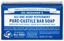 Dr. Bronner's All-One Pure-Castile Bar Soap - Peppermint Image 2