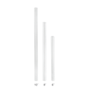 Close-up of Enviro straight glass straw, 12mm wide and 8 inches in length, eco-friendly alternative to plastic.