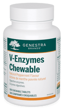 Genestra V-Enzymes - Peppermint 100 Chewable Tablets Image 1