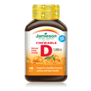 Jamieson Chewable Vitamin D 1000 IU - Natural Tangy Orange (100 Tablets)