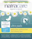 Natracare Organic Cotton Ultra Super with Wings 12 Pads Image 2