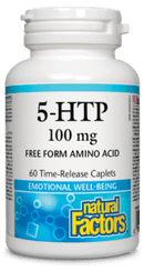 Natural Factors 5-HTP 100 mg Caplets Image 2