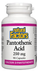 Natural Factors B5 Pantothenic Acid 250 mg 90 Capsules Image 1