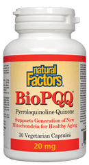 Natural Factors BioPQQ 20 mg 30 VCaps Image 1