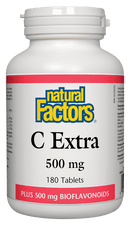Natural Factors C Extra + Bioflavonoids 500 mg Tablets Image 2