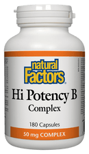 Natural Factors Hi Potency B Complex 50 mg Capsules Image 2