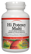 Natural Factors Hi Potency Multi Vegetarian Formula Tablets Image 2