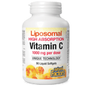 Natural Factors Liposomal Vitamin C High Absorption 1000 mg Liquid Softgels Image 1