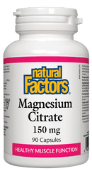 Natural Factors Magnesium Citrate 150 mg Capsules Image 2