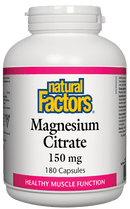 Natural Factors Magnesium Citrate 150 mg Capsules Image 1