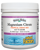 Natural Factors Magnesium Citrate Drink Mix Powder - Tropical Flavour 250 g Image 1