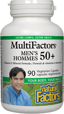 Natural Factors MultiFactors Men's 50+ 90 VCaps Image 1