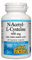 Natural Factors N-Acetyl-L-Cysteine 600 mg VCaps Image 1