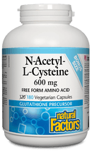 Natural Factors N-Acetyl-L-Cysteine 600 mg VCaps Image 2