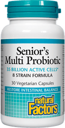 Natural Factors Senior's Multi Probiotic 35 Billion Active Cells 30 VCaps Image 1