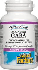 Natural Factors Stress-Relax GABA 100 mg 90 VCaps Image 1