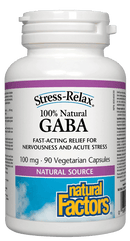 Natural Factors Stress-Relax GABA 250 mg 60 VCaps Image 1