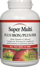 Natural Factors Super Plus Iron Multi Vitamin & Mineral Tablets Image 2