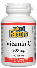 Natural Factors Vitamin C 500 mg 90 Tablets Image 1