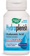 Nature's Way Hydraplenish Hyaluronic Acid Plus MSM 60 VCaps Image 1