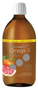NutraSea HP +D Omega-3 High EPA 1500 mg - Grapefruit Tangerine Image 1