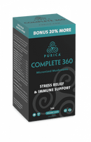 Purica Complete 360 Stress Relief & Immune Support BONUS SIZE 144 VCaps Image 1
